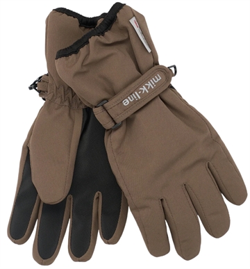 Mikk-Line Handsker - Vandtætte - Chocolate Chip i brun